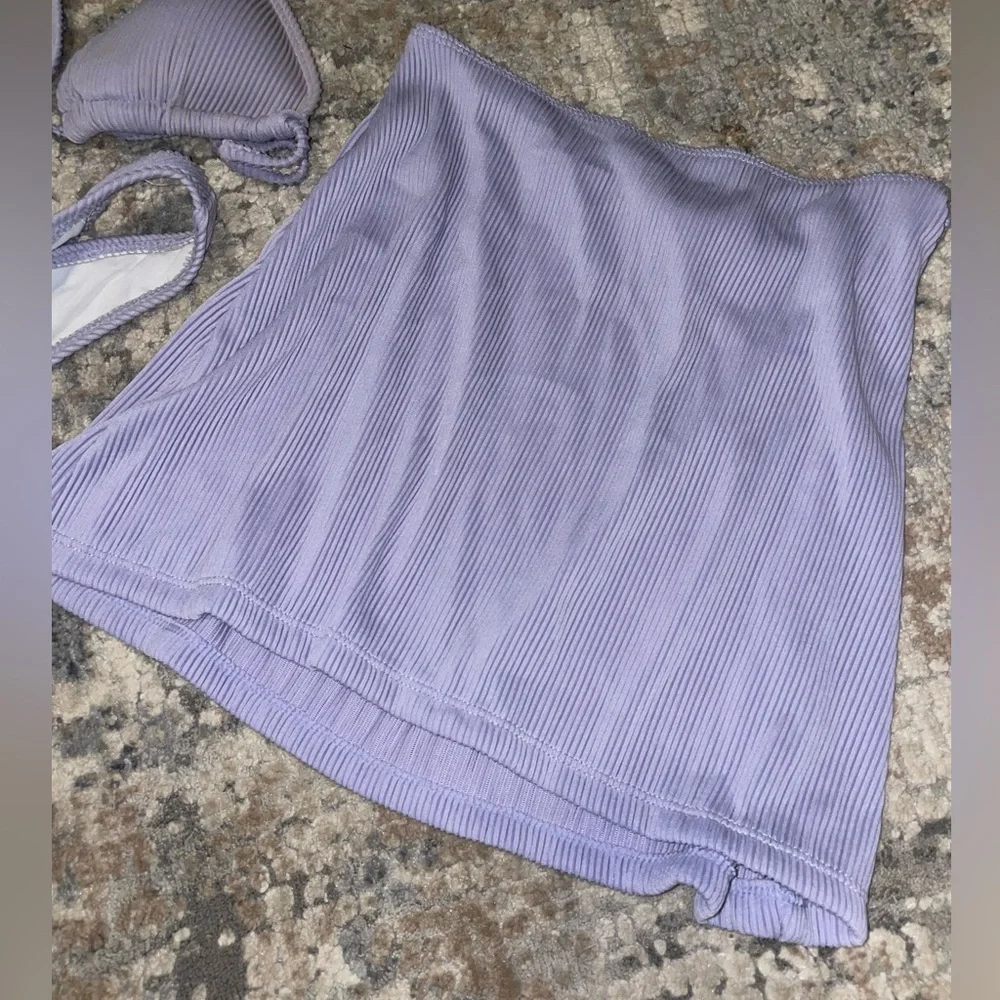 SHEIN 3 piece Purple Bikini Set size XS